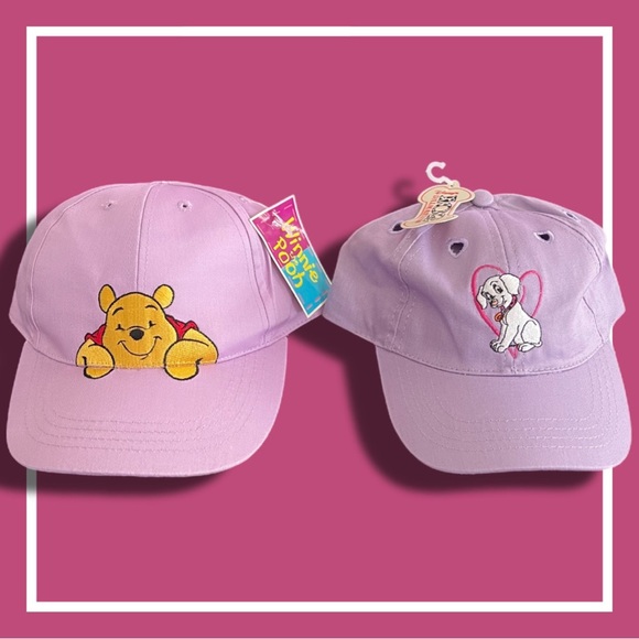 Deadstock Winnie the Pooh & 102 Dalmatians Hats - Picture 1 of 1